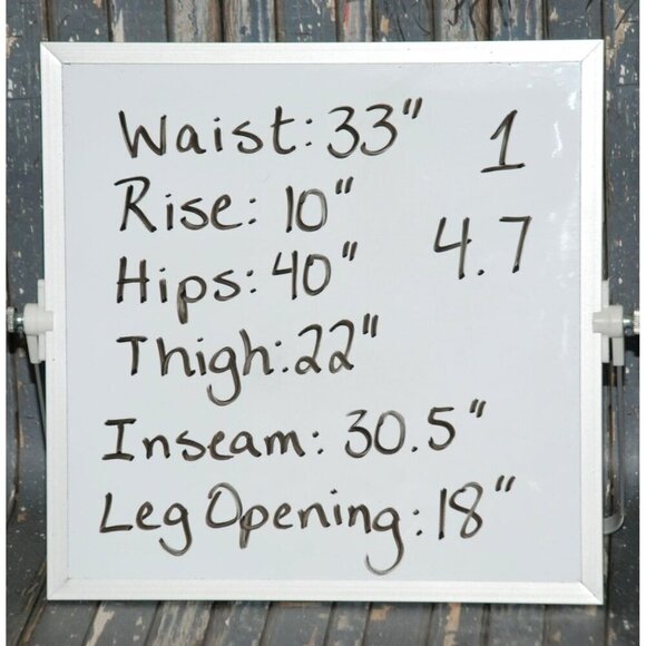 Nine West Denim Blue Jeans Size 10 W30 Straight Leg Embroidered Bling Boot - Picture 10 of 10